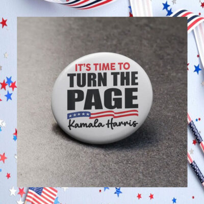 Kamala Harris It's Time To Turn The Page Button