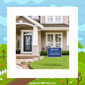 Kamala Harris Madam President 2024 Political Yard Signs