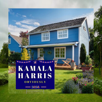 Kamala Harris Obviously 2024 Election Yard Sign