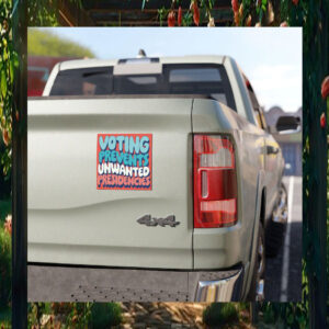 Kamala Harris Voting Prevents Unwanted Presidencies Car Magnets