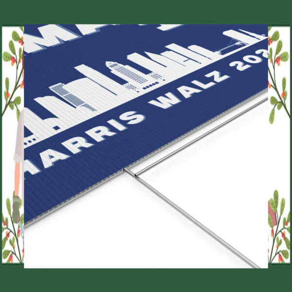 Kamala Harris Walz 2024 Plastic Yard Sign