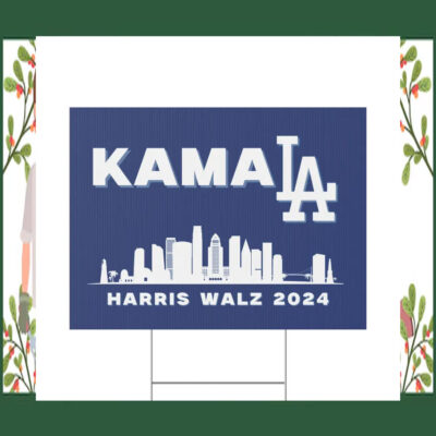 Kamala Harris Walz 2024 Plastic Yard Sign