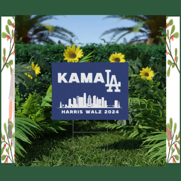Kamala Harris Walz 2024 Plastic Yard Sign