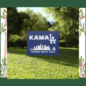 Kamala Harris Walz 2024 Plastic Yard Sign