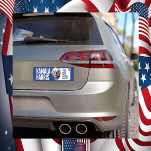Kamala Harris We Are Not Going Back 47 Car Magnet