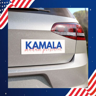 Kamala Madam President 2024 Car Magnet