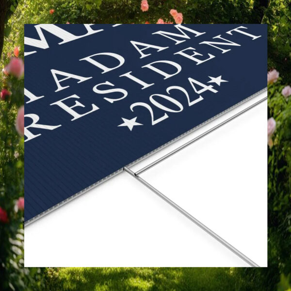 Kamala Madam President 2024 Election Yard Sign