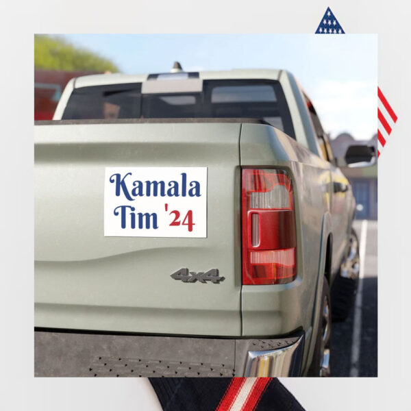 Kamala Tim 24 Car Magnet
