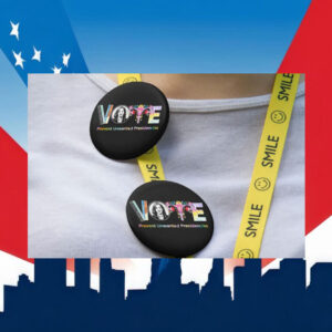 Kamala Vote Prevent Unwanted Presidencies Pin Buttons