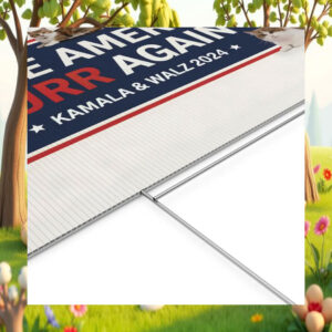 Kamala & Walz 2024 Make America Purr Again Yard Sign