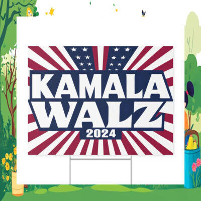 Kamala Walz 2024 Yard Sign