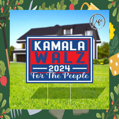Kamala Walz For The People Yard Sign