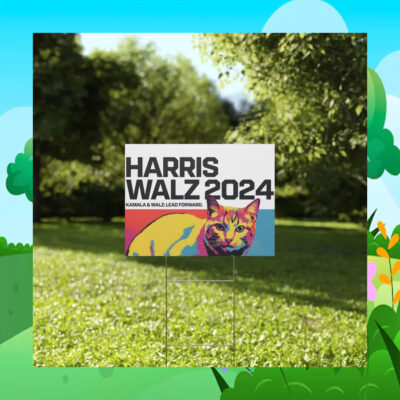 Kamala & Walz: Lead Forward Harris Walz 2024 Yard Sign
