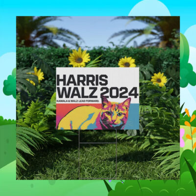 Kamala & Walz: Lead Forward Harris Walz 2024 Yard Sign