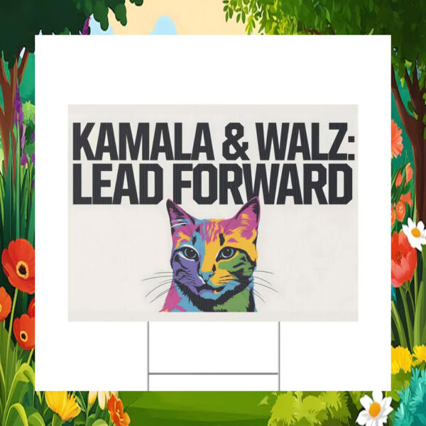 Kamala & Walz Lead Forward Yard Signs