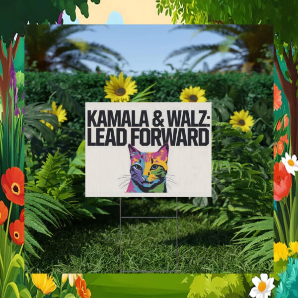 Kamala & Walz Lead Forward Yard Signs