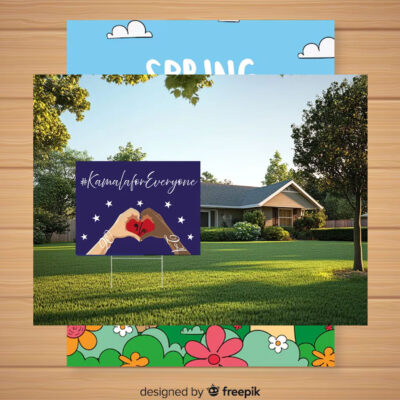 KamalaForEveryone Election Plastic Yard Sign