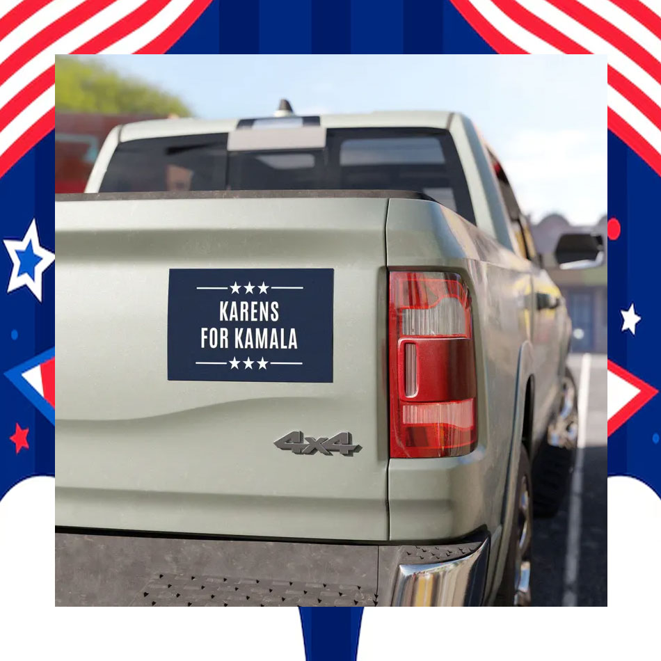 Karens For Kamala Car Magnet