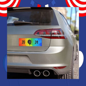 LGBT Comma La Harris 2024 Car Magnet