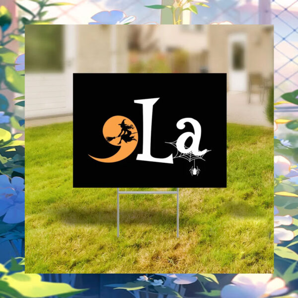 'La Kamala Halloween Spooky Yard Sign