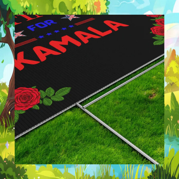 Latinos For Kamala 24 Yard Sign
