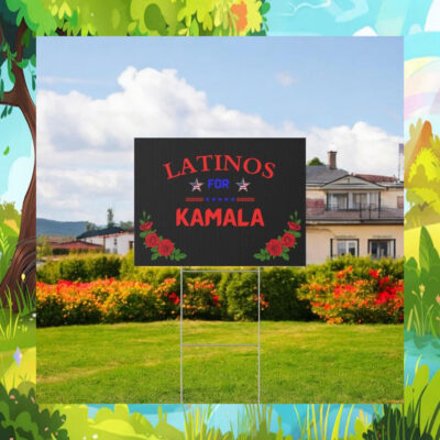 Latinos For Kamala 24 Yard Sign