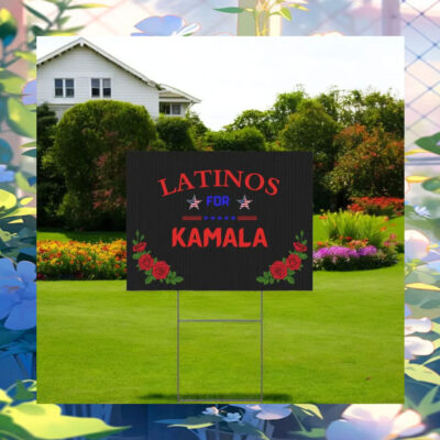 Latinos For Kamala Yard Sign
