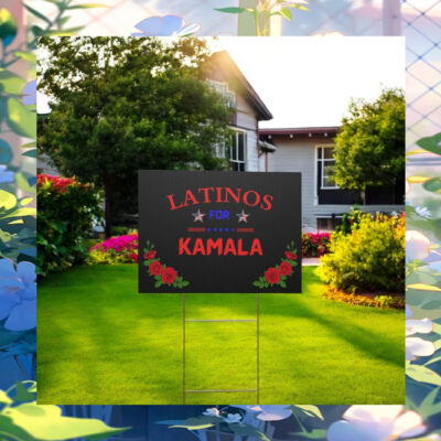 Latinos For Kamala Yard Sign