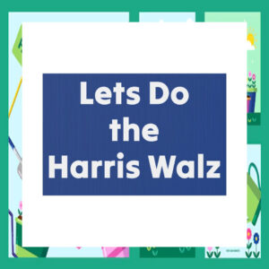 Lets Do the Harris Walz 2024 Yard Signs