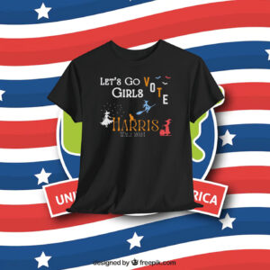 Let's Go Girls Vote Harris Walz 2024 Halloween Shirt