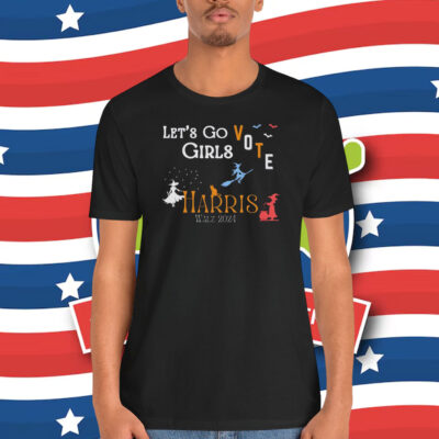 Let's Go Girls Vote Harris Walz 2024 Halloween Shirt
