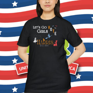 Let's Go Girls Vote Harris Walz 2024 Halloween Shirt