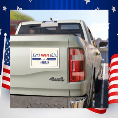 Let's Win This Harris For President 2024 Car Magnets