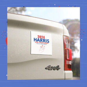 Madam President 2024 Harris For President Car Magnet