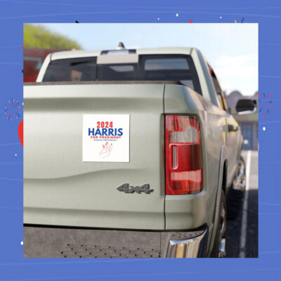Madam President 2024 Harris For President Car Magnet