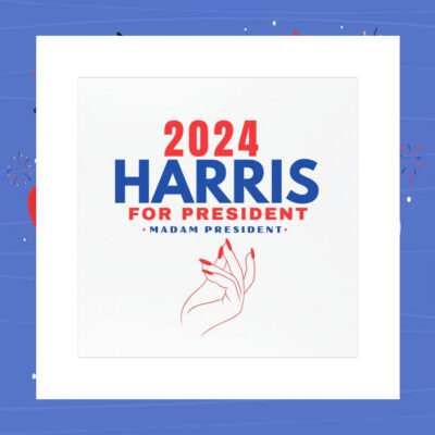 Madam President 2024 Harris For President Car Magnet