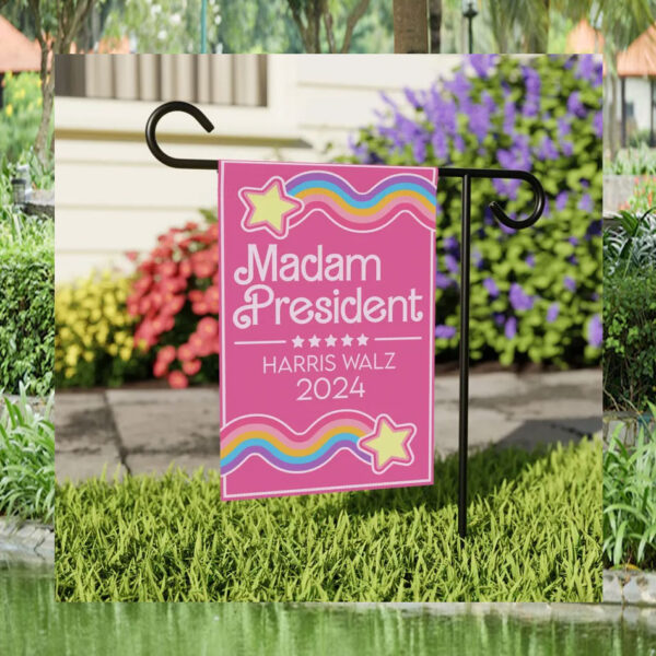 Madam President Harris Walz 2024 Pink Flags