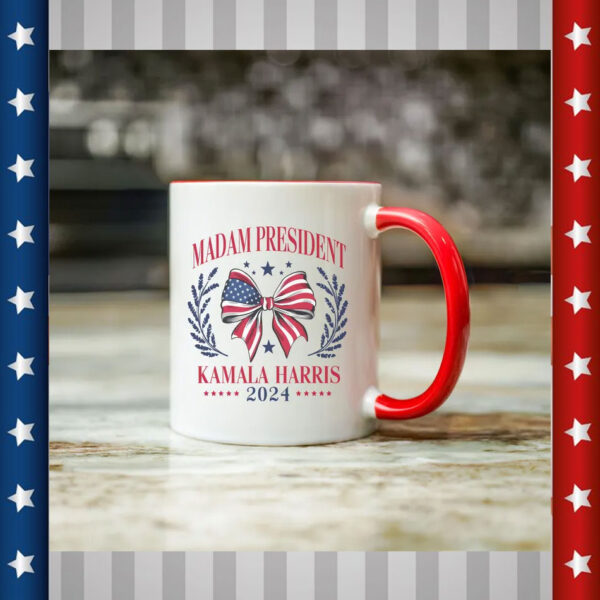 Madam President Kamala Harris 2024 Mugs