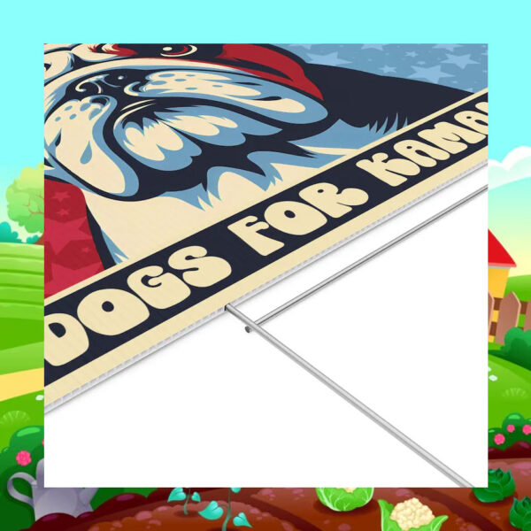 Official Dogs For Kamala 2024 Yard Signs