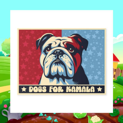 Official Dogs For Kamala 2024 Yard Signs