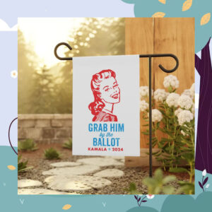 Official Grab Him By The Ballot Kamala 2024 Flag