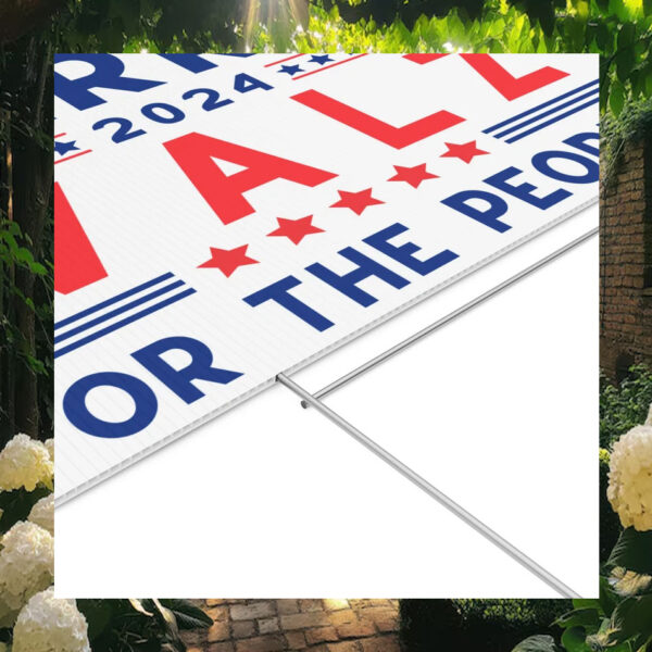 Official Harris 2024 Walz For The People Yard Sign