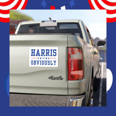 Official Harris 47 Obviously Car Magnet