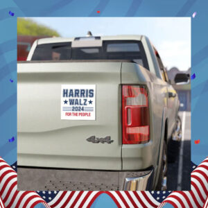 Official Harris Walz 2024 For The People Car Magnet