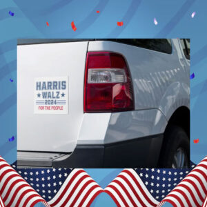 Official Harris Walz 2024 For The People Car Magnet