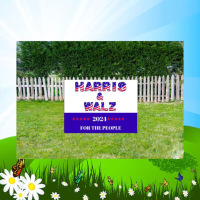 Official Harris Walz 2024 For The People Yard Signs