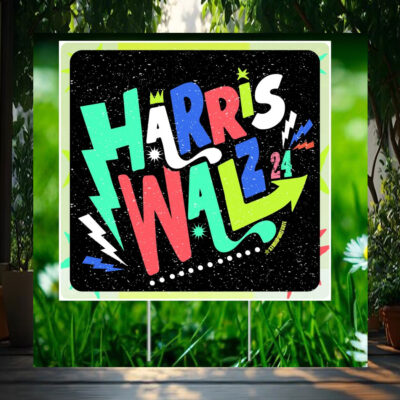 Official Harris Walz 24 Yard Sign