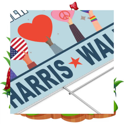 Official Harris Walz Unity Over Division Yard Signs
