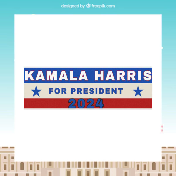 Official Kamala Harris For President 2024 Car Magnets