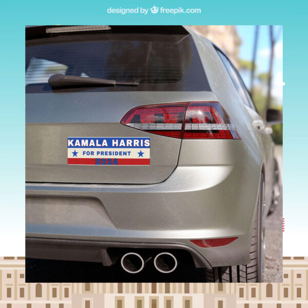Official Kamala Harris For President 2024 Car Magnets